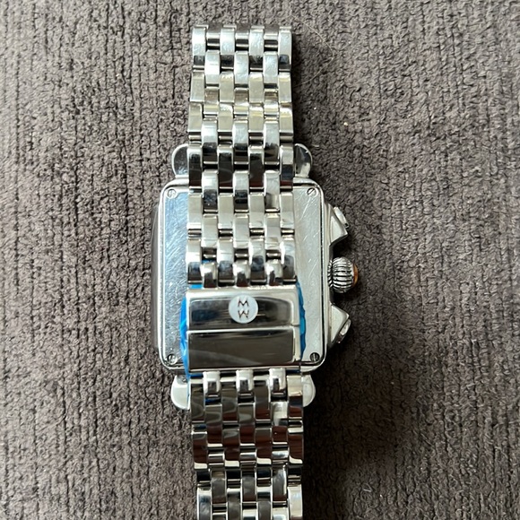 Michele Deco Diamond Watch w/ 5 Authentic Michele bands New Battery. - Picture 13 of 16